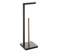 Five Atmosphera Dérouleur de Papier Toilette avec réserve - Natureo - Noir