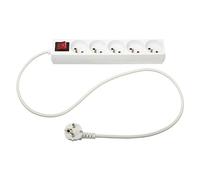 Bloc multiprise "5 prises" 28cm blanc Blanc G