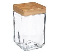 FIVE Simply Smart - Bocal Carré Verre & Pin Nyna 1,7L Transparent Transparent G
