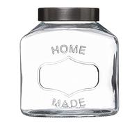 FIVE Simply Smart - Bocal en Verre "Ovale "Inox" 2,5L Transparent Transparent G