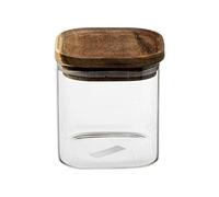 FIVE Simply Smart - Bocal en Verre "Hermet" 0,6L Transparent & Marron Transparent G