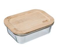 Bocal en verre "bambou" 0,38l transparent