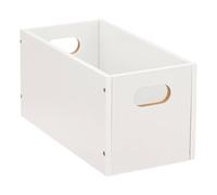 Five - Boîte de Rangement 15 x 31 x 15 cm Bois Couleur Blanc
