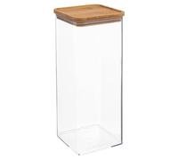 5five Boîte de rangement carrée en polystyrène transparente 2 L