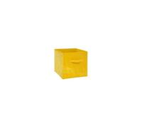 Five Boîte de rangement design velours Mix n' modul 31 x 31 cm Jaune
