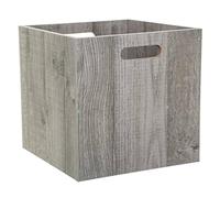 Five - Boîte de rangement Mix n' modul en MDF effet chêne gris 31 x 31 cm
