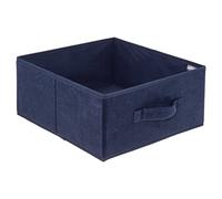 Five - Boîte de Rangement en Velours Bleu Marine 31 x 31 x 15 cm