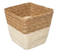 Five - Boîte de Rangement tressée Bicolore 31 x 31 cm