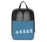 Five Cartoon Ghosts Sac à chaussures de marche pour voyage usage quotidien Anti-poussière Sac de transport de chaussures de golf