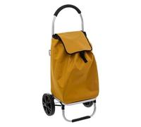 5five - chariot de course pliable 2 roues ""modern color"" jaune moutarde