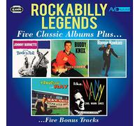 Five Classic Albums Plus… Rockabilly Legends Coffret Buddy Knox (Interprète), Ronnie Hawkins (Interprète), Ray Smith (Interprète), Johnny Burnette (Interprète), Carl Mann (Interprète) https://www.fnac.com/a15034224/Buddy-Knox-Five-Classic-Albums-Plus-Rockabilly-Legends-Coffret-CD-album?oref=c4586012-4217-4764-0d3c-f5d96b10a5bc