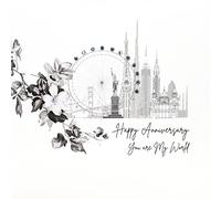 Five Dollar Shake SR23 Cartes d'anniversaire « Happy Anniversary You are My World »