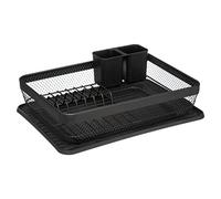 5five - égouttoir métal avec plateau ""mayaj"" noir