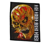 Five Finger Death Punch Écusson FFDP - Motif tête de mort - Tissé et sous licence