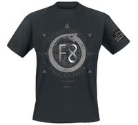 Five Finger Death Punch Living The Dream Infinity Snake Homme T-Shirt Manches Courtes Noir L
