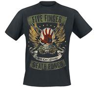 Five Finger Death Punch Locked & Loaded T-Shirt Manches Courtes Noir M