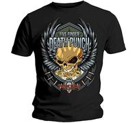 Five Finger Death Punch - T-Shirt # L Black Unisex # Trouble