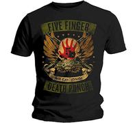 Five Finger Death Punch - T-Shirt # XL Black Unisex # Locked & Loaded [Import]
