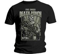 Five Finger Death Punch - T-Shirt # XXL Black Unisex # War Soldier [Import]