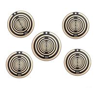 Five For Elements Disque d'énergie pour Tesla compatible avec Tesla en utilisant des principes physiques uniquement, aucun rayonnement chimique ou alimentation externe nécessaire (noir)