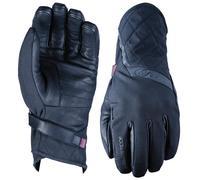Five Gants de Moto Scooter Urbains en Cuir, Imperméable, Milano Evo, Mi-Saison, Homologués CE 1KP, Noir