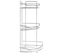 - Etagère d'Angle Salle de Bain "Venterra" 56cm Argent