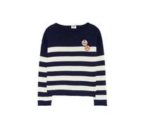 Five Jeans, Femme, Pulls, Bleu, Taille: 38 FR Pull Marinière