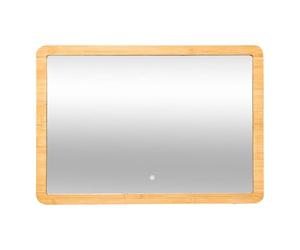 Five JJA Miroir Mural LED Bambou RECTANGULAIRE 66X47CM