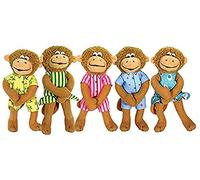 Five Little Monkeys Finger Puppet Playset