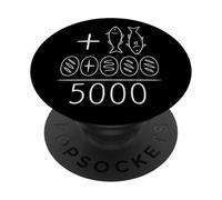 Five Loaves Two Fish Feeding The 5000 Jesus Miracle PopSockets PopGrip Adhésif