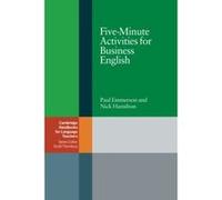 Five Minute Activities For Business English, Cambridge Handbooks for Language Teachers nick hamilton, Paul Emmerson (Auteur)