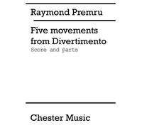 Five Movements From Divertimento / Score + Parties