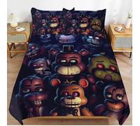 Five Nights At Freddy Wash Safe Sleep Comfort Long Use Function Durable Threads Duvet Cover Sets Classic Look f87 140*200cm