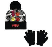 Five Nights at Freddy's Character Heads Bonnet et gants magiques Motif camouflage, gris, Taille unique