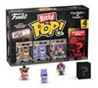 Funko Bitty Pop! Five Nights at Freddy's (FNAF) - Freddy 4PK - Freddy, Bonnie, Balloon Boy et Une Mini-Figurine Mystère en Surprise - 2.2 Cm Collectionnable - Étagère Empilable Incluse