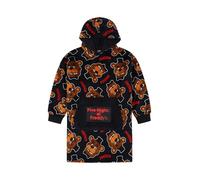 FIVE NIGHTS AT FREDDY'S Sweat à capuche en polaire pour garçons, couverture polaire surdimensionnée à capuche pour enfants de 6 à 10 ans, noir