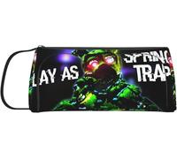 Five Nights At Freddy's Trousse De Maquillage Portable Pour Femme Avec Fermeture Éclair Et Pochette Intérieure Lavable Et Étanche