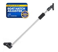 Five Oceans FO4802 Support de couvercle de trappe de bateau, réglable de 260 mm à 430 mm, tube de 13 mm, acier inoxydable et nylon
