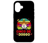 Five of Dogs Hilarant Chien Akita Inu pour Five of May Coque pour iPhone 16