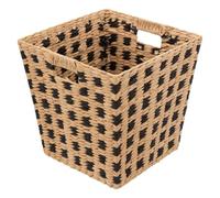 Panier De Rangement - Marron - Papier Et Fer - L. 31 X P. 31 X H. 31 Cm