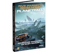 Five Parsecs from Home : Planetfall - Livre de RPG à couverture rigide, gestion des colonies sur un monde extraterrestre, aventure solo et coopérative, missions tactiles et exploration