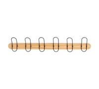 Five – Patère 6 crochets – Bois et métal – L 77 cm