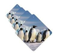 Five Penguins Lot de 4 cartes parfumées à suspendre pour chambre à coucher, armoire, voiture, tablettes d'aromathérapie pour homme et femme