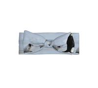 Five Penguins Print Baby Bow Headband - Cadeau pour Nouveau-Né, Parfait pour les Nourrissons, Filles - Accessoires Cheveux Princesse Douce