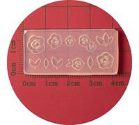 Five Petal Flower Nail Art Moule Silicone Moule De Sculpture En Silicone