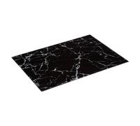 - Planche à Découper en Verre Marbre 40cm Noir