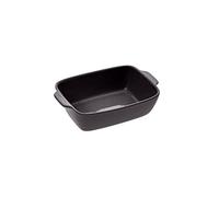 Five - Plat à four rectangulaire en Céramique Grise 25 x 16 cm