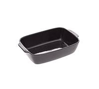 Five - Plat à four rectangulaire en Céramique Grise 32 x 20 cm