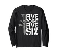 Five Point Five Six AR15 5,56 mm M4 Chemise de Fusil Manche Longue