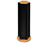 Five - Porte Capsules Expresso Rotatif en Bambou et Métal Noir capacité 60 Capsules